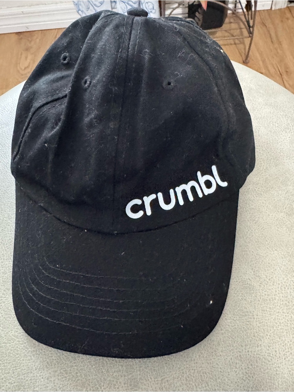 Crumbl Black Logo Baseball Cap - Men's Hat